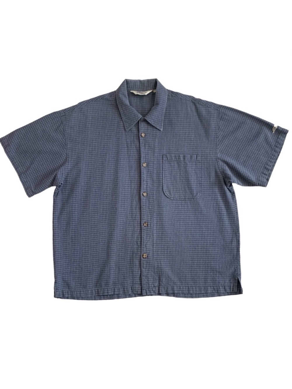 No Fear Face Vintage Short Sleeve Button DowShirt Size XL